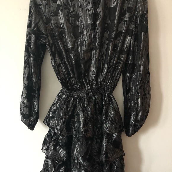 Zara dress, elastic waste layered frill bottom - Picture 5 of 8